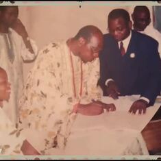 Beautiful memories during Dupe & Tunde's Holy Solemnization (04.04.2006)