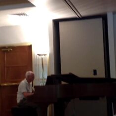 Howard in concert, playing Camille Saint-Saens' "Mon coeurs s'ouvre a ta voix" (My heart at thy sweet voice).