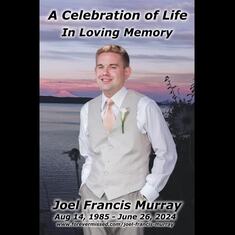 In Loving Memory of Joel Murray. The Celebration of Life Video from Joel's Memorial 9/8/24.