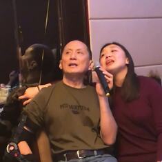 Karaoke with dad - "传奇"