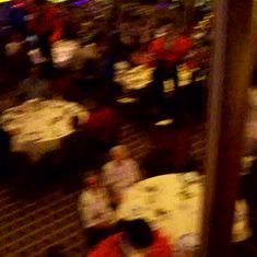 cruise waiter dances