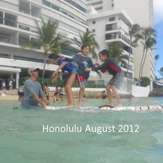 Fun times in Honolulu - August 2012.  4 minutes and 19 seconds long.