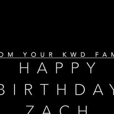 Happy belated birthday, Zach! Julia helped put together the memories across the KWD Family - we're always thinking of you.